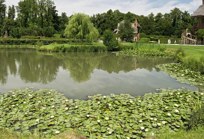 Domaine de Marie Antoinette Pond and Gardens in France