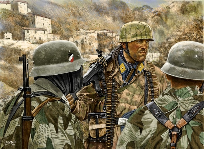 German Soldiers in Italy, 1944