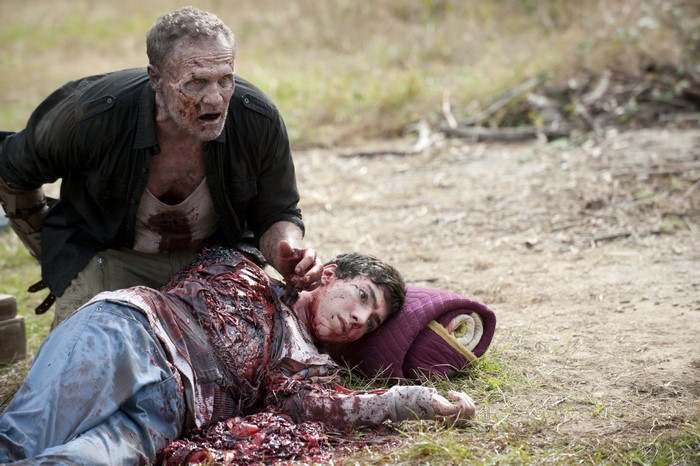 The Walking Dead TV Zombie and Victim