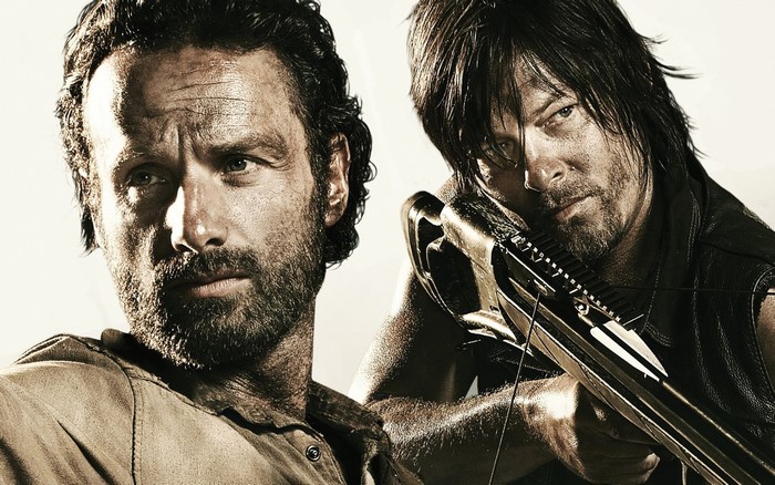 Rick Grimes and Daryl Dixon from The Walking Dead