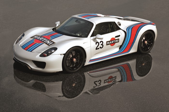 Porsche 918 Spyder Martini Racing Livery