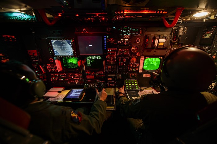 B-52H Cockpit with Pilots