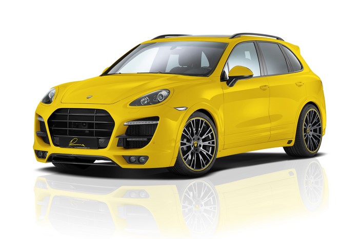 Yellow Lumma Design CLR 558 GT-S Porsche Cayenne