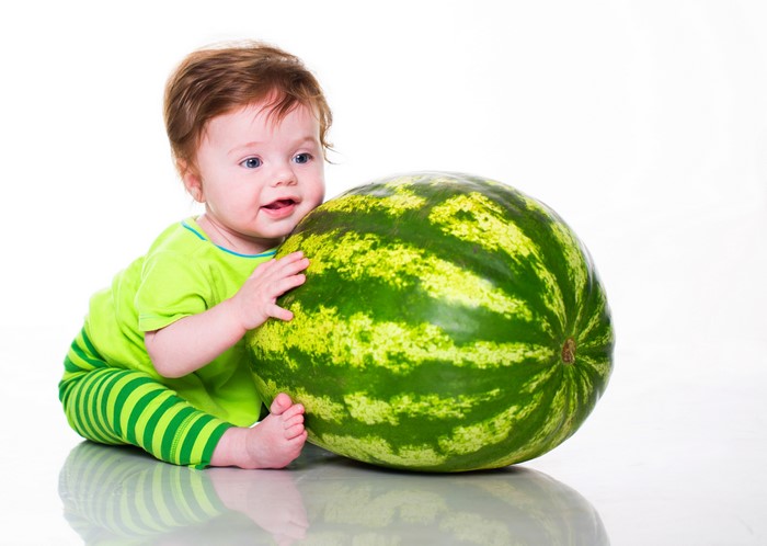 Baby with a Watermelon