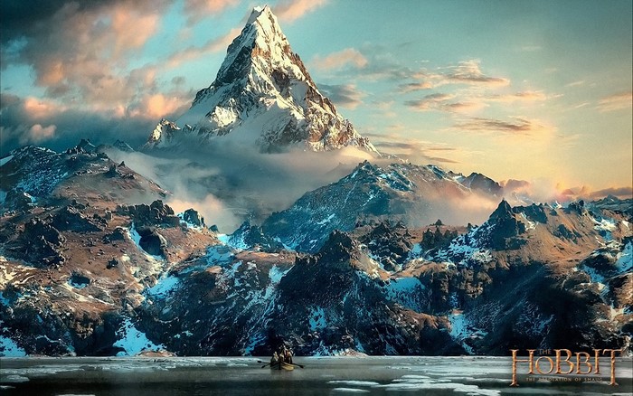 The Hobbit: The Desolation of Smaug Mountain Scenery