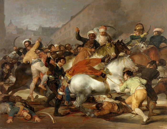 The Second of May 1808 in Madrid: the charge of the Mamelukes by Francisco de Goya