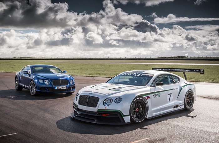 Bentley Continental GT3 Race Car and Road Car