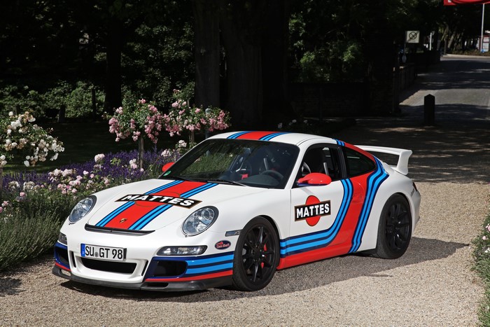 Porsche 911 GT3 with Mattes livery