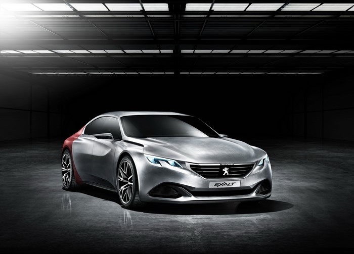 Peugeot Exalt concept car in a studio
