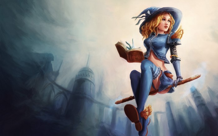 Sorceress Lux from League of Legends