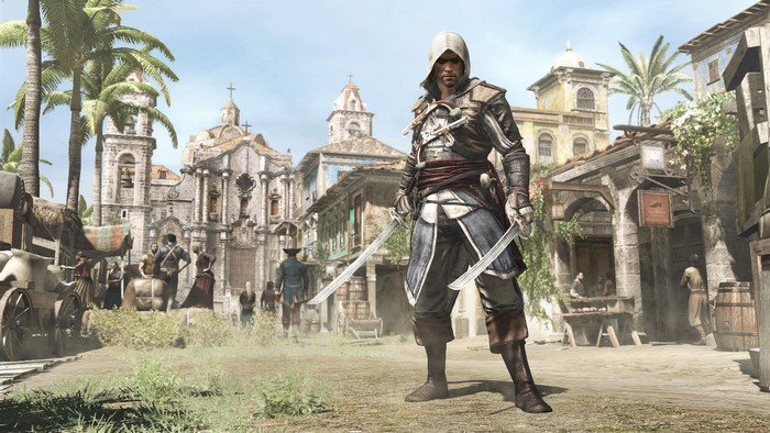 Edward Kenway from Assassin's Creed 4 Black Flag with Sabres