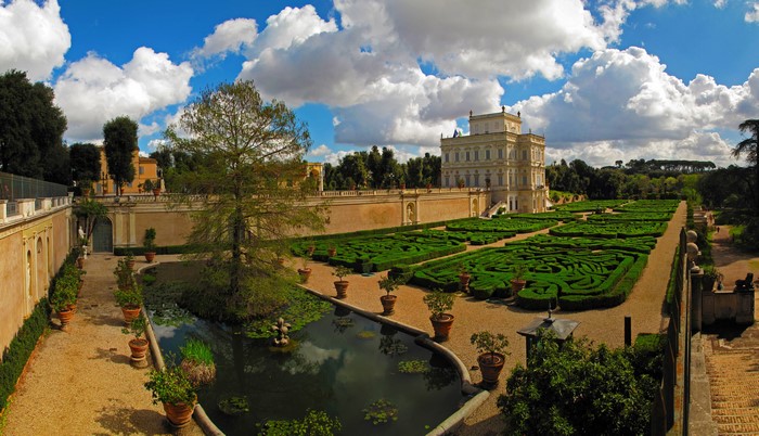 4K Roma Villa Doria Pamphili Italy Mansion and Gardens