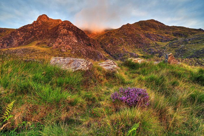 Mountains in Snowdonia National Park, United Kingdom