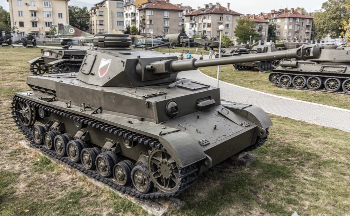 Panzer IV tank in a museum