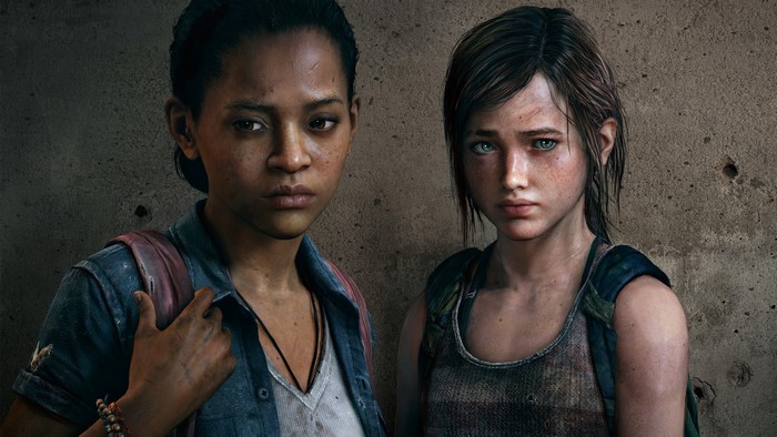 Ellie and Dina from The Last of Us Part II