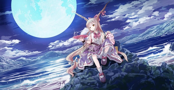 Ibuki Suika from Touhou Collection under the Moon