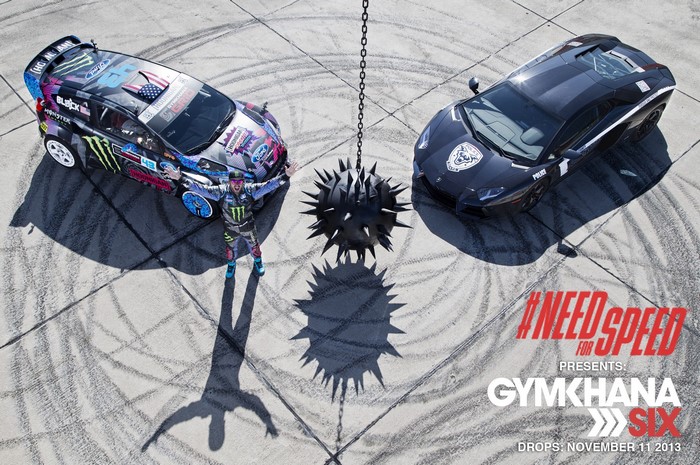Ken Block in Need for Speed Gymkhana Six