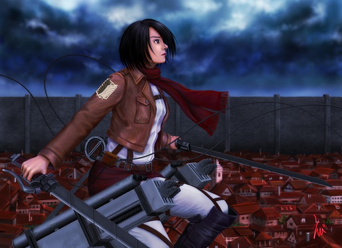 Mikasa Ackerman from Attack on Titan