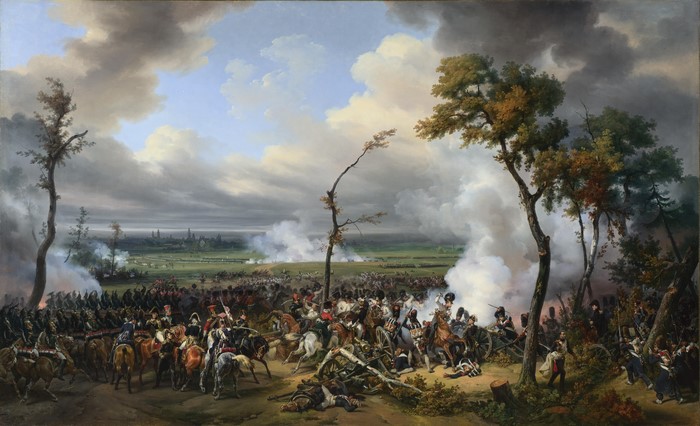 The Battle of Hanau 1813 by Emile-Jean-Horace Vernet