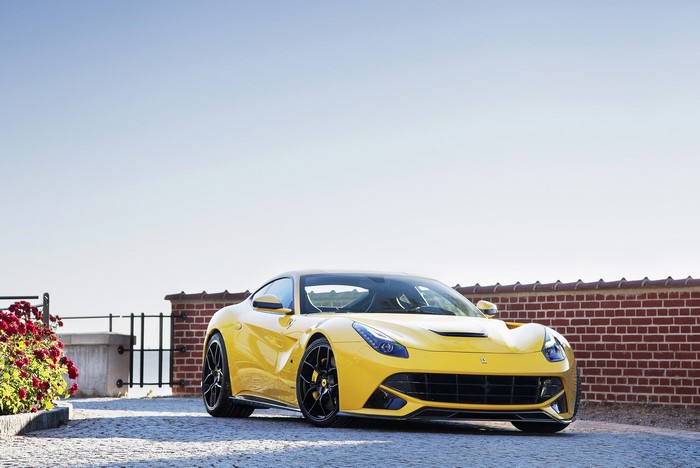 Yellow Ferrari F12berlinetta by Novitec