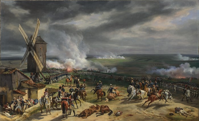 The Battle of Valmy 20 September 1792 by Horace Vernet