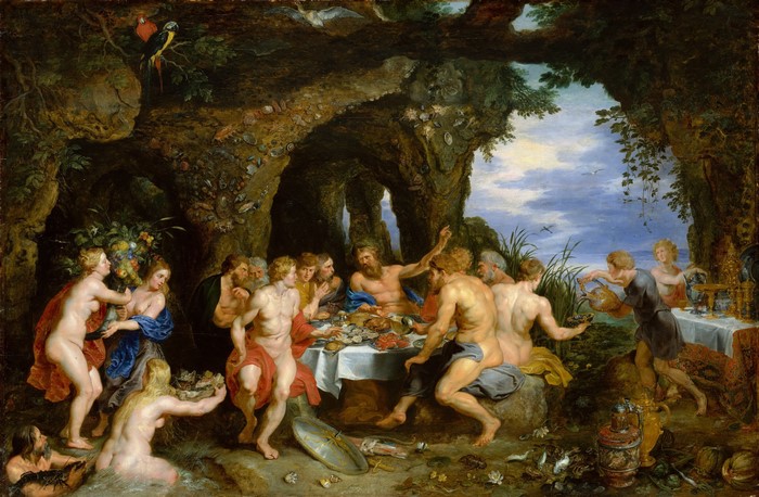 Feast in a Grotto by Pieter Paul Rubens