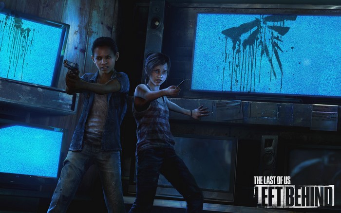 Ellie and Riley from The Last of Us: Left Behind