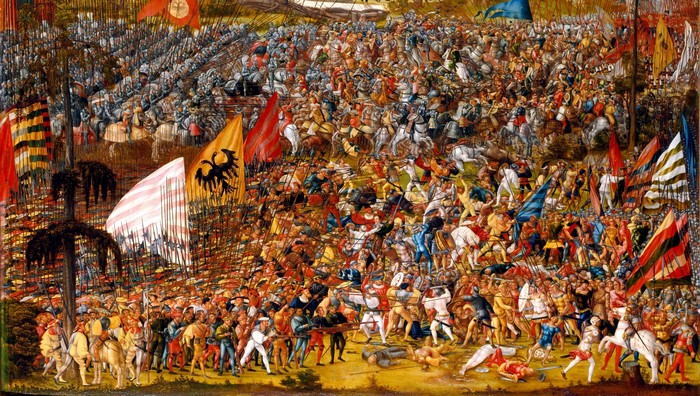 The Battle of Alesia by Melchior Feselen, 1533