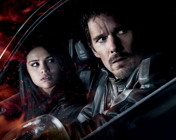 Ethan Hawke and Selena Gomez in Getaway