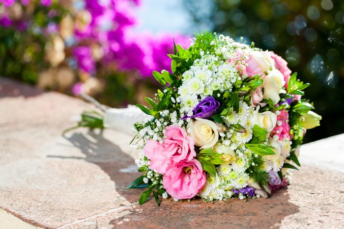 Bouquet of Roses and Other Flowers