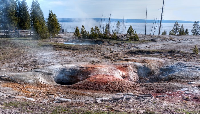 Yellowstone National Park Geothermal Area 4K