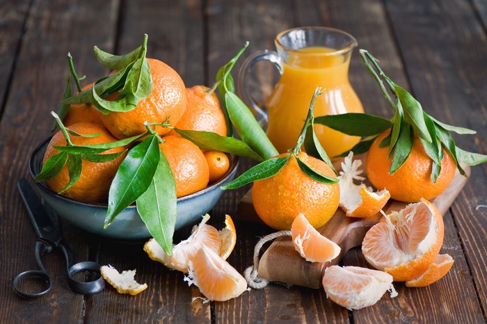 Tangerines and Tangerine Juice