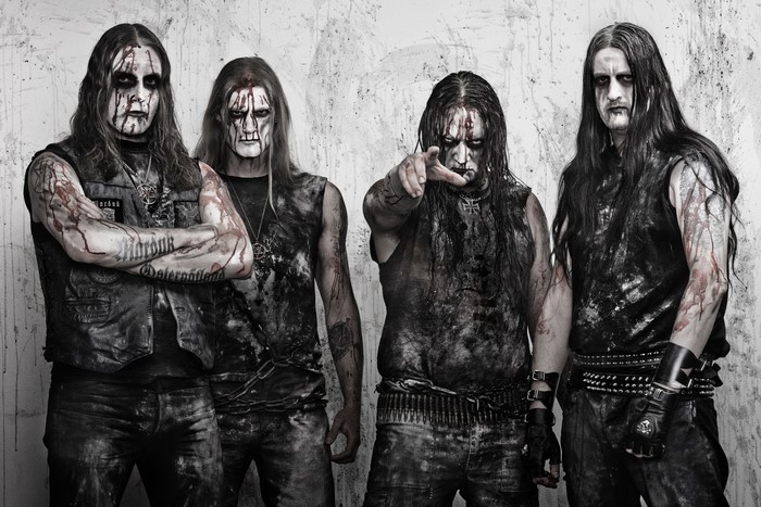 Marduk Black Metal Band Members in Intense Pose 4K
