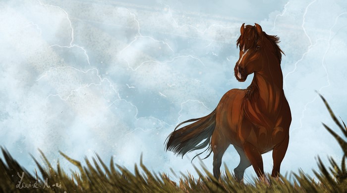 Spirit: Stallion of the Cimarron Horse Painting
