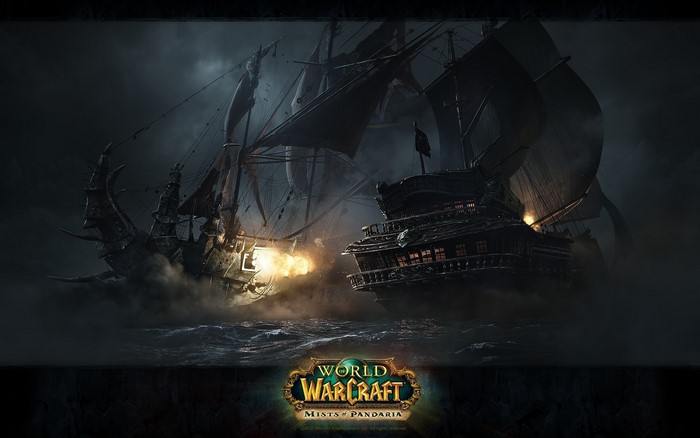 World of Warcraft: Mists of Pandaria ship battle