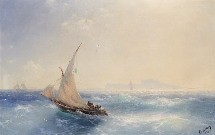 Shipping off the Island of Ischia by Ivan Aivazovsky