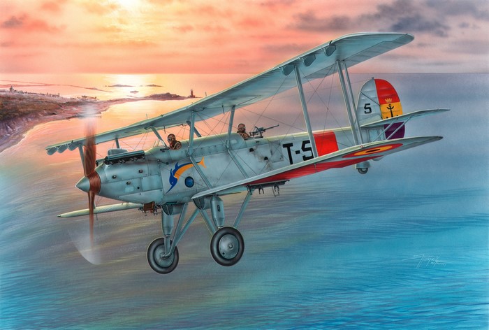 4K Vickers Vildebeest C.A.S.A. Type 245 Airplane Painting