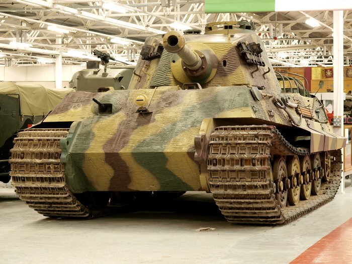 PzKpfw VI (Tiger II) tank in a museum