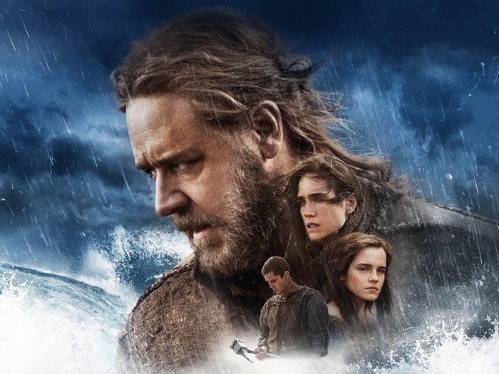 Noah 2014 Poster with Russell Crowe, Emma Watson, Jennifer Connelly