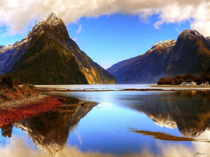 Mitre Peak and Milford Sound, New Zealand