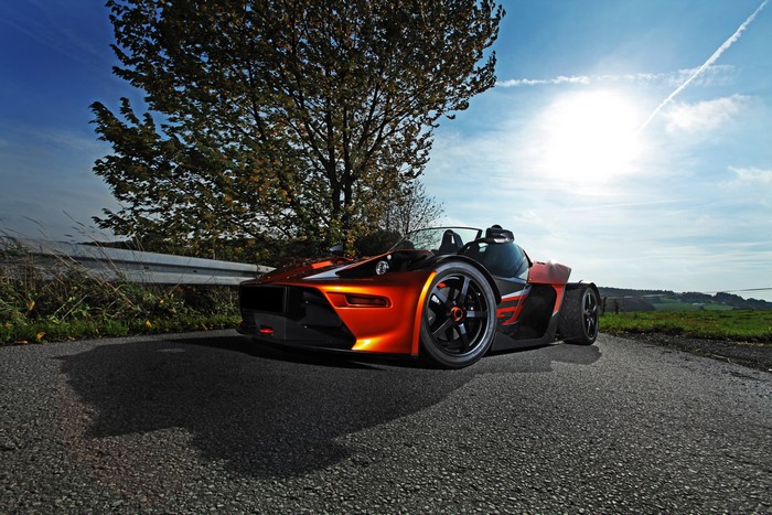 KTM X-Bow GT (Wimmer RS) on asphalt road