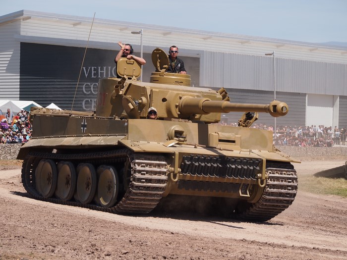 Tiger Tank with Crew and Spectators