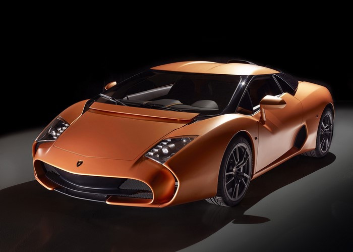 Orange Lamborghini 5-95 Zagato