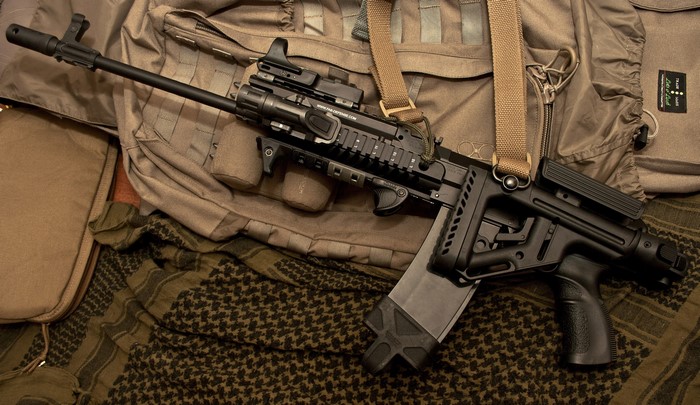 Vz.58 assault rifle with accessories