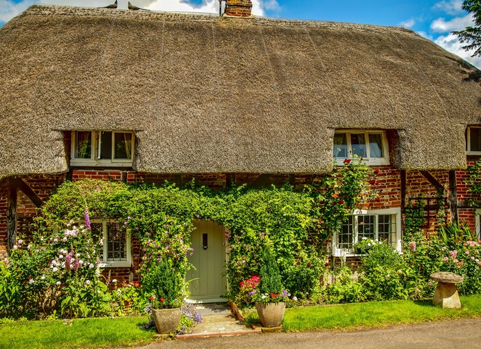 Thatched Cottage in Hampshire, England
