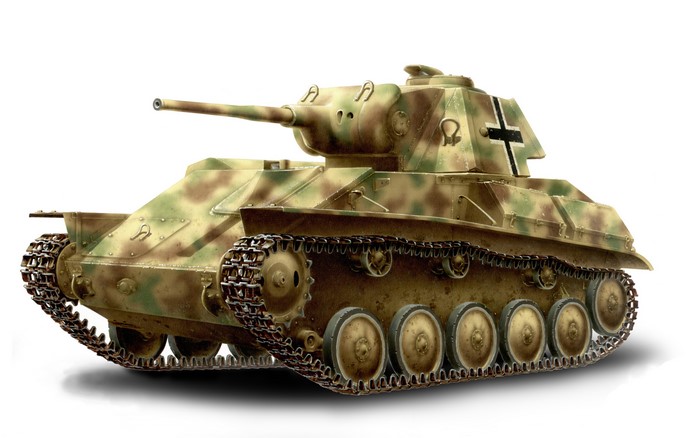 German Pz.Kpfw. T-70 743(r) tank