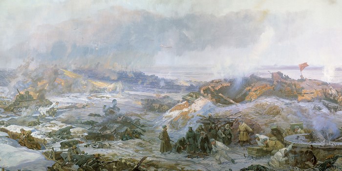 Battle of Stalingrad painting