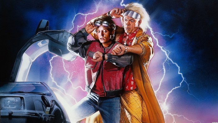 Marty McFly and Doc Brown from Back to the Future