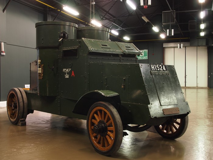Light armoured Peerless 1916-17 military vehicle