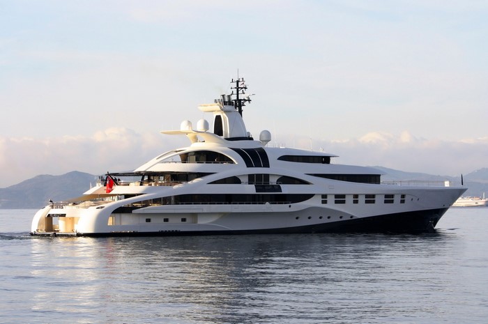 Palladium Yacht on the Sea